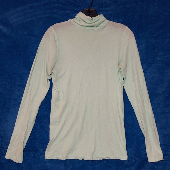 J. Crew Tissue Turtleneck T-Shirt - Picture 1 of 3
